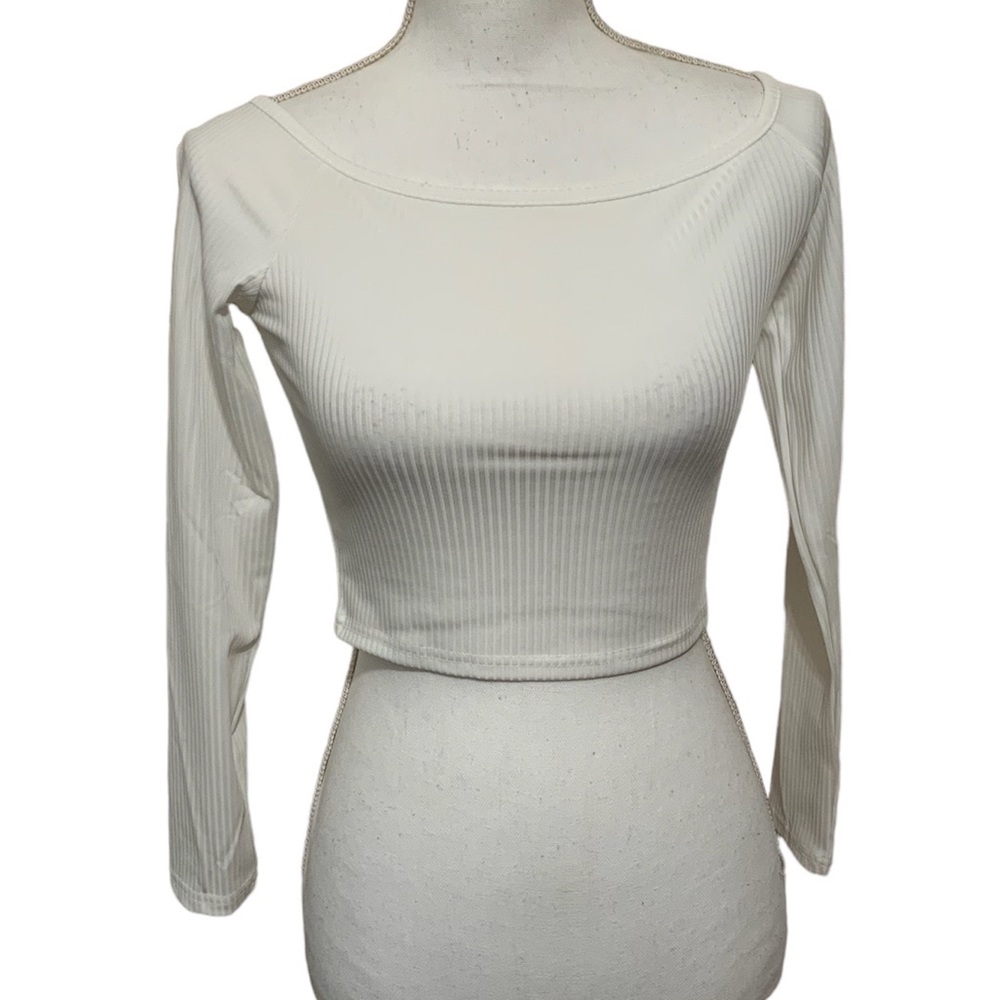 New White Crop Top size Small